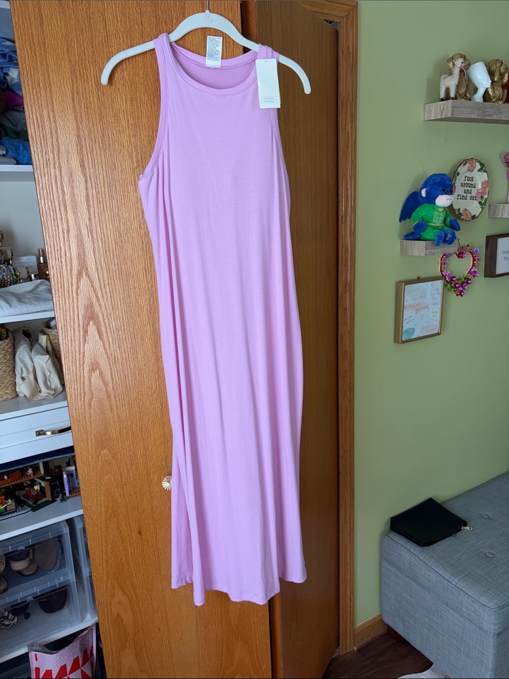all in motion Lavender Sleeveless Maxi Dress